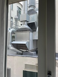 die Lüftung lief 24 Std / Tag