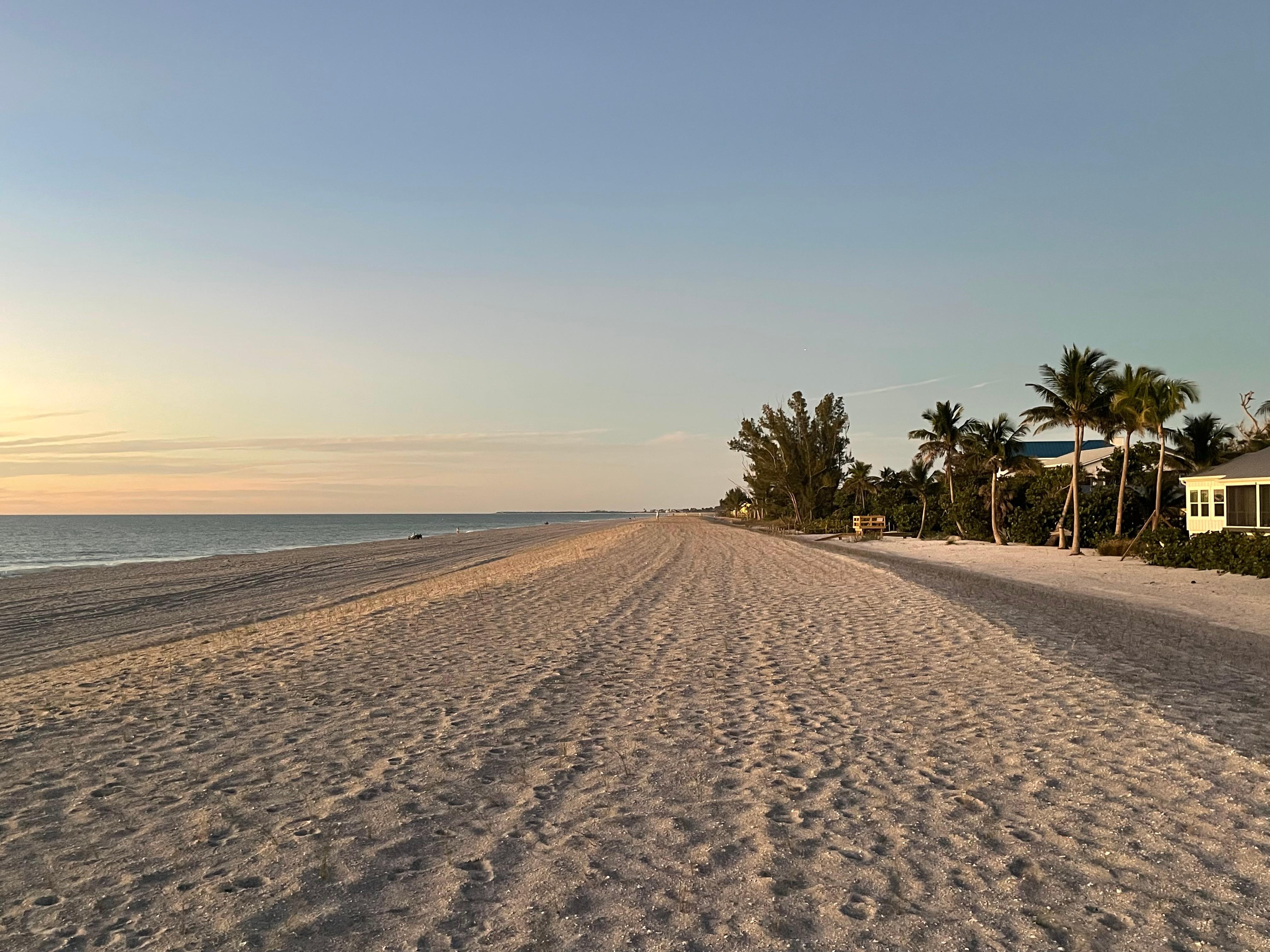 Beach looking North toward N. Captiva