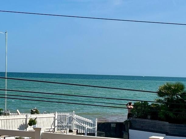 View from hotel room balcony