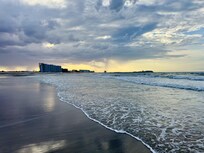 Endless uncrowded beach