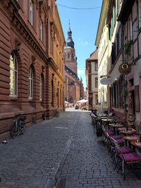 Innenstadt Heidelberg nicht weit weg von der Ferienwohnung.