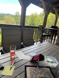 Relaxing games on the deck