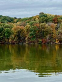 View to the right from the dock.