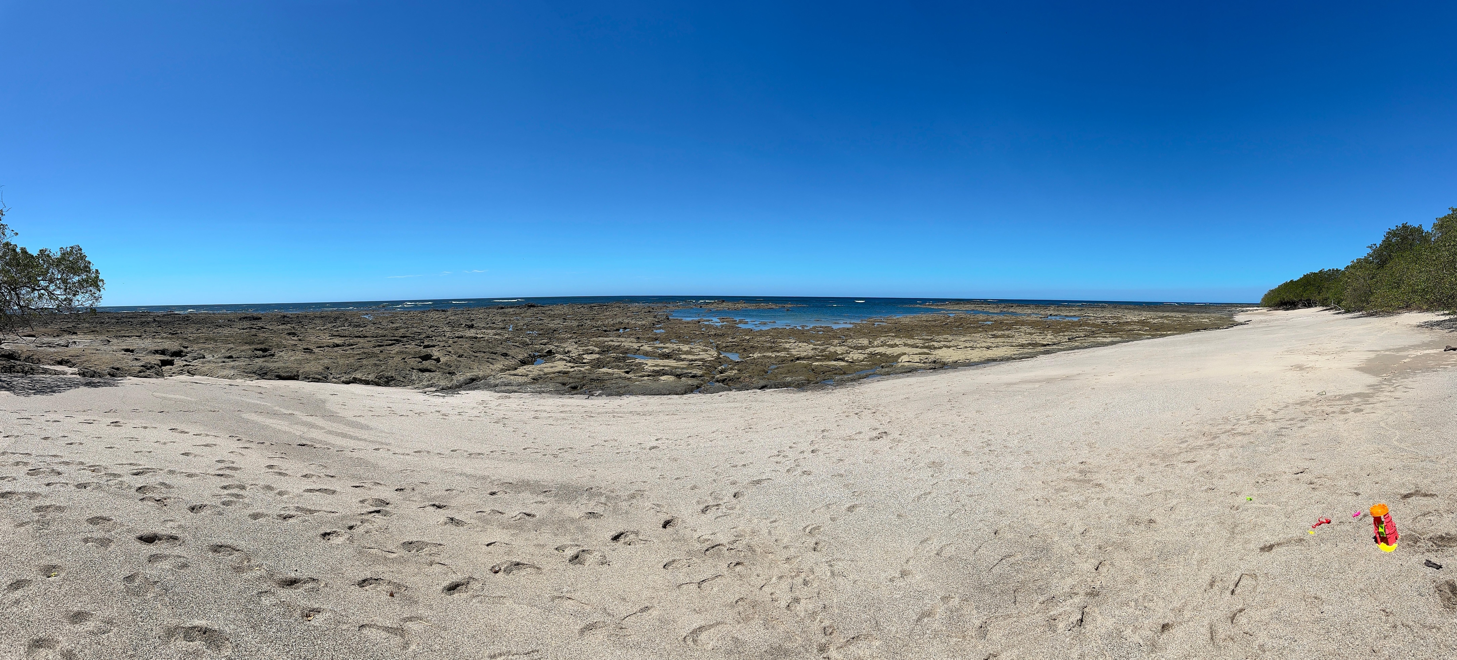 Playa Bonita - beach close to house.  Low tide great for snorkelling.