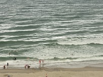 Ocean waves before a storm