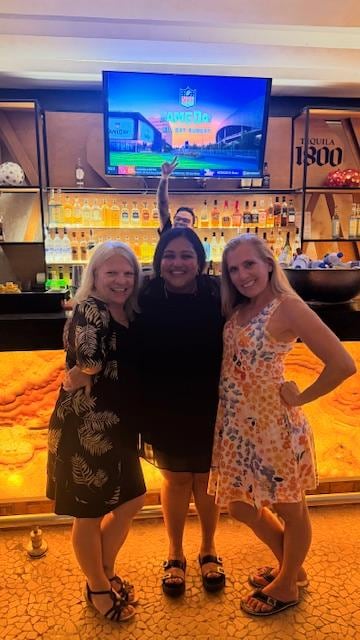 Fun at the lobby bar