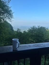 Perfect place for that first cup of coffee!