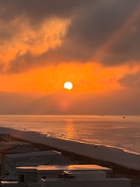 Morning sunrise from the balcony, absolutely beautiful!