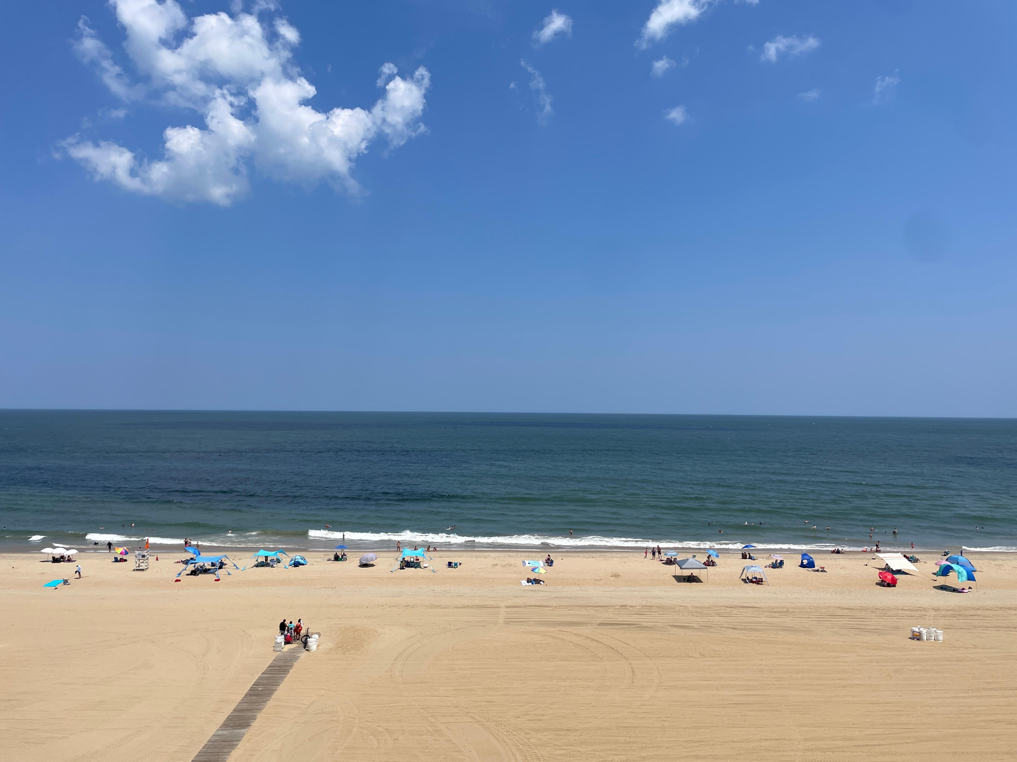 View from an Oceanfront room on the 6th floor.