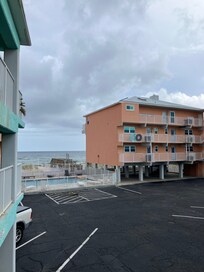 View of ocean from balcony