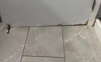 Bottom of bathroom door