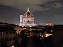 Blick auf den Dom von Florenz von der Dachterrase des Hotels, einmalig!!