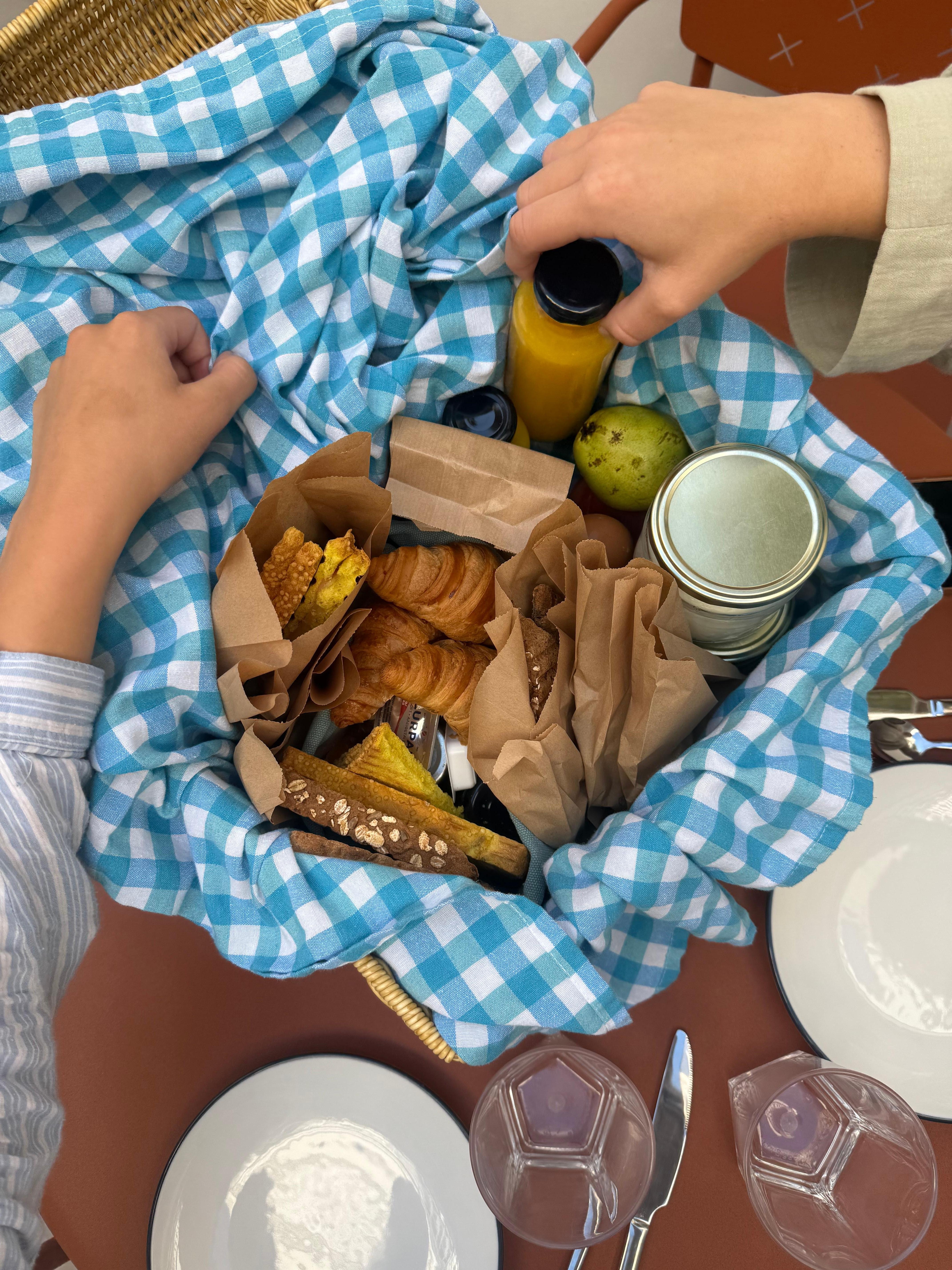 Frukosten på hotellet!