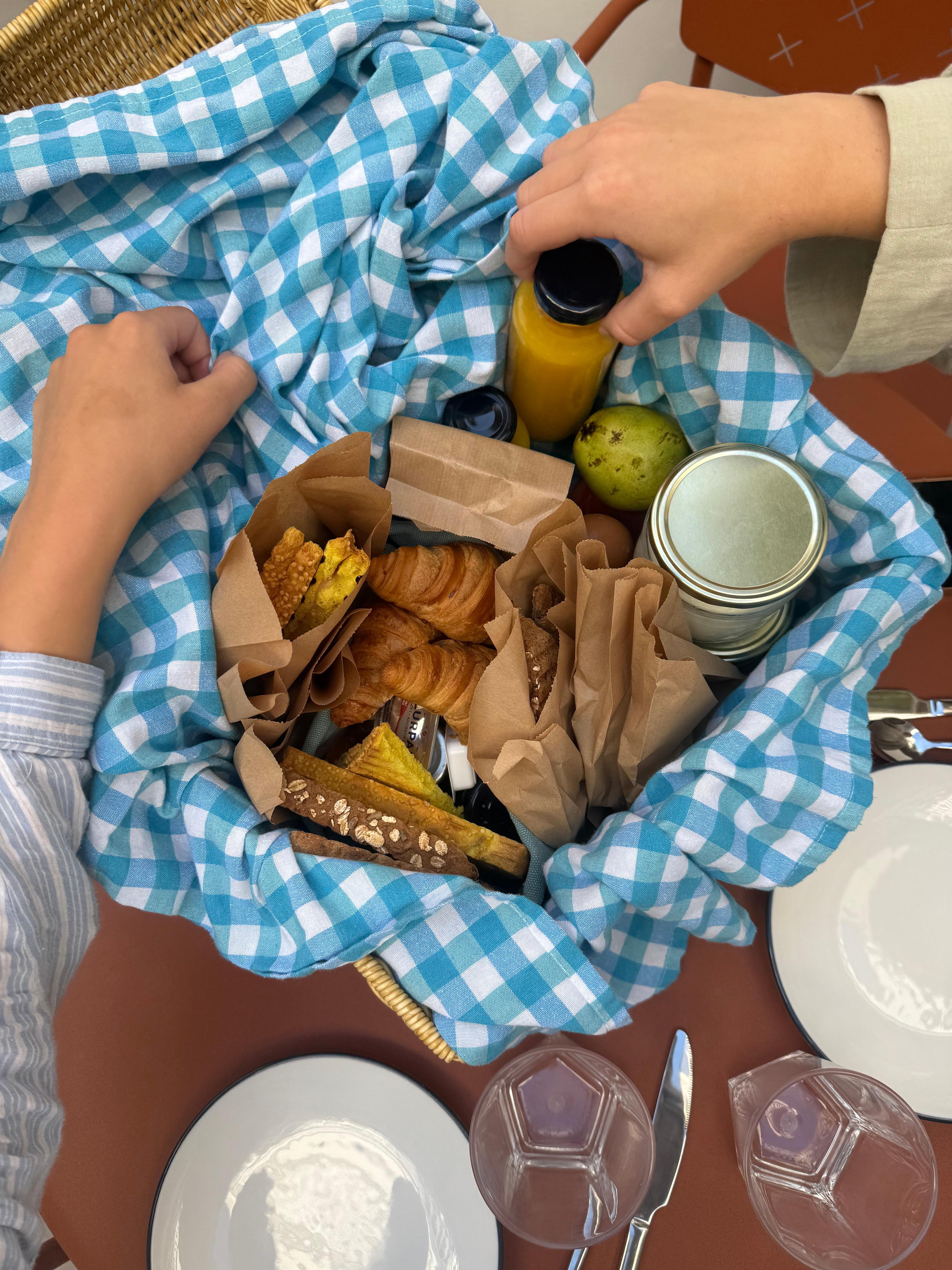 Frukosten på hotellet!