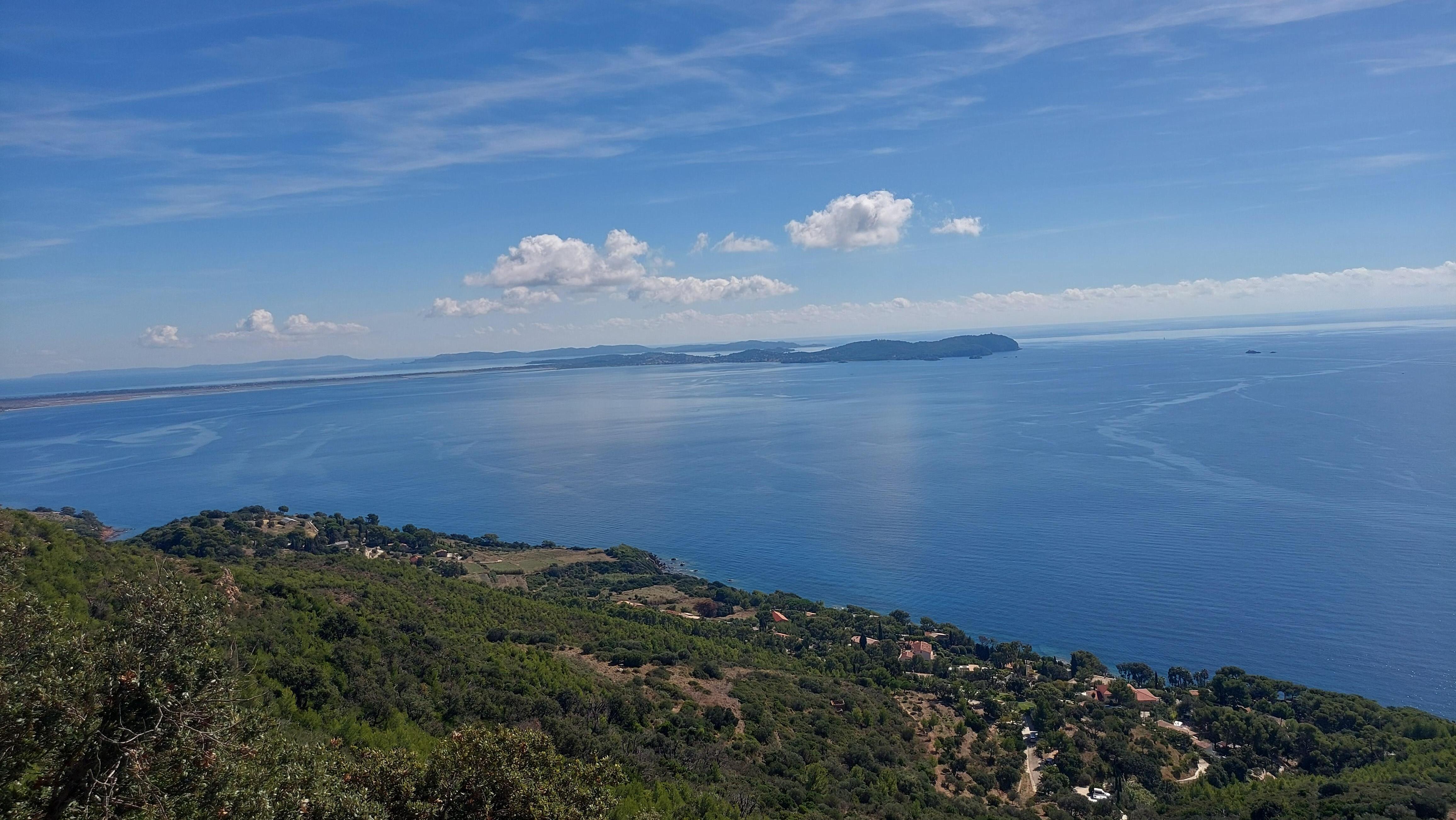 Blick von Fort de la Gaveresse auf Halbinsel Giens