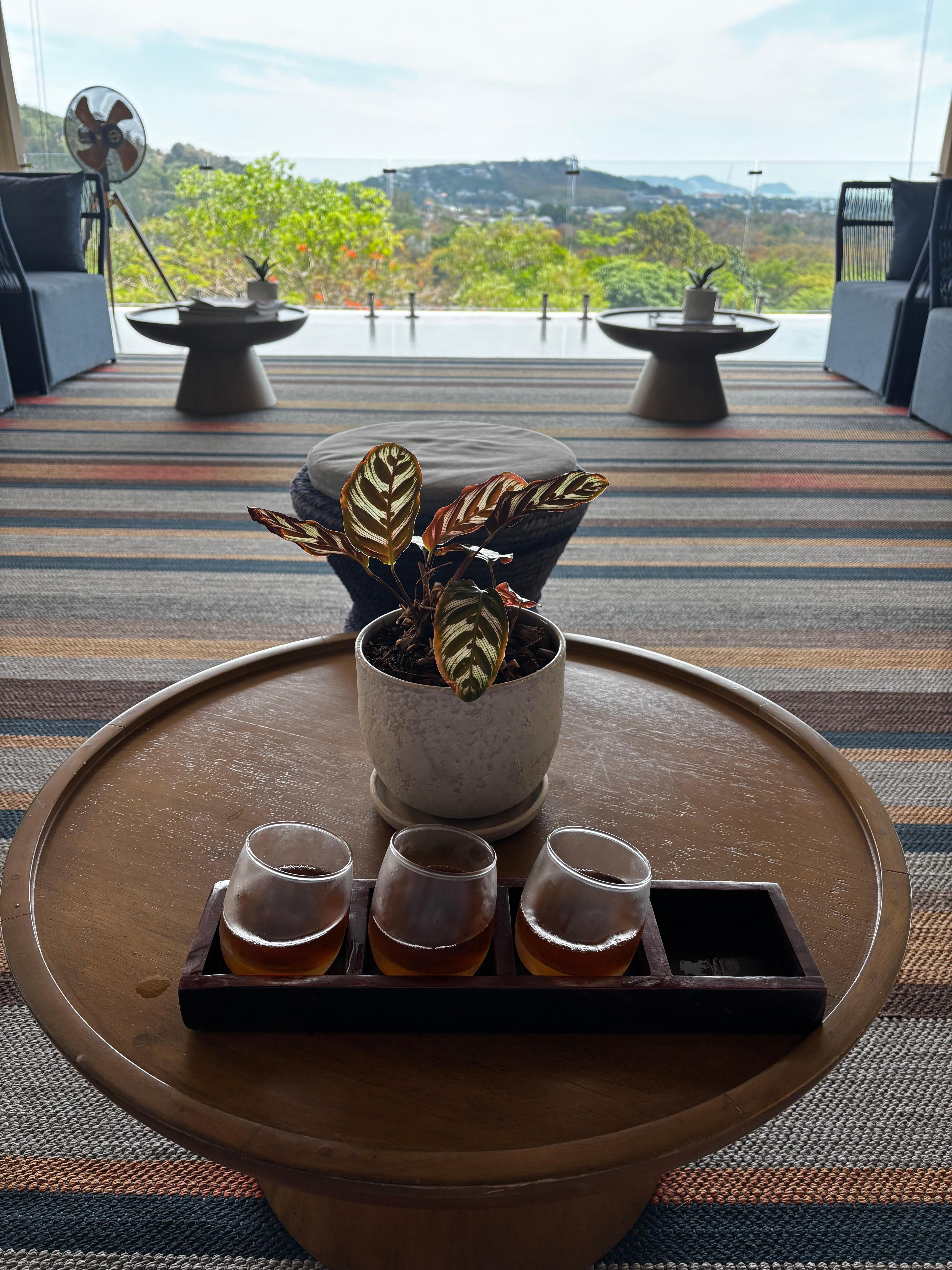 ウェルカムドリンク。早めにチェックインできました。