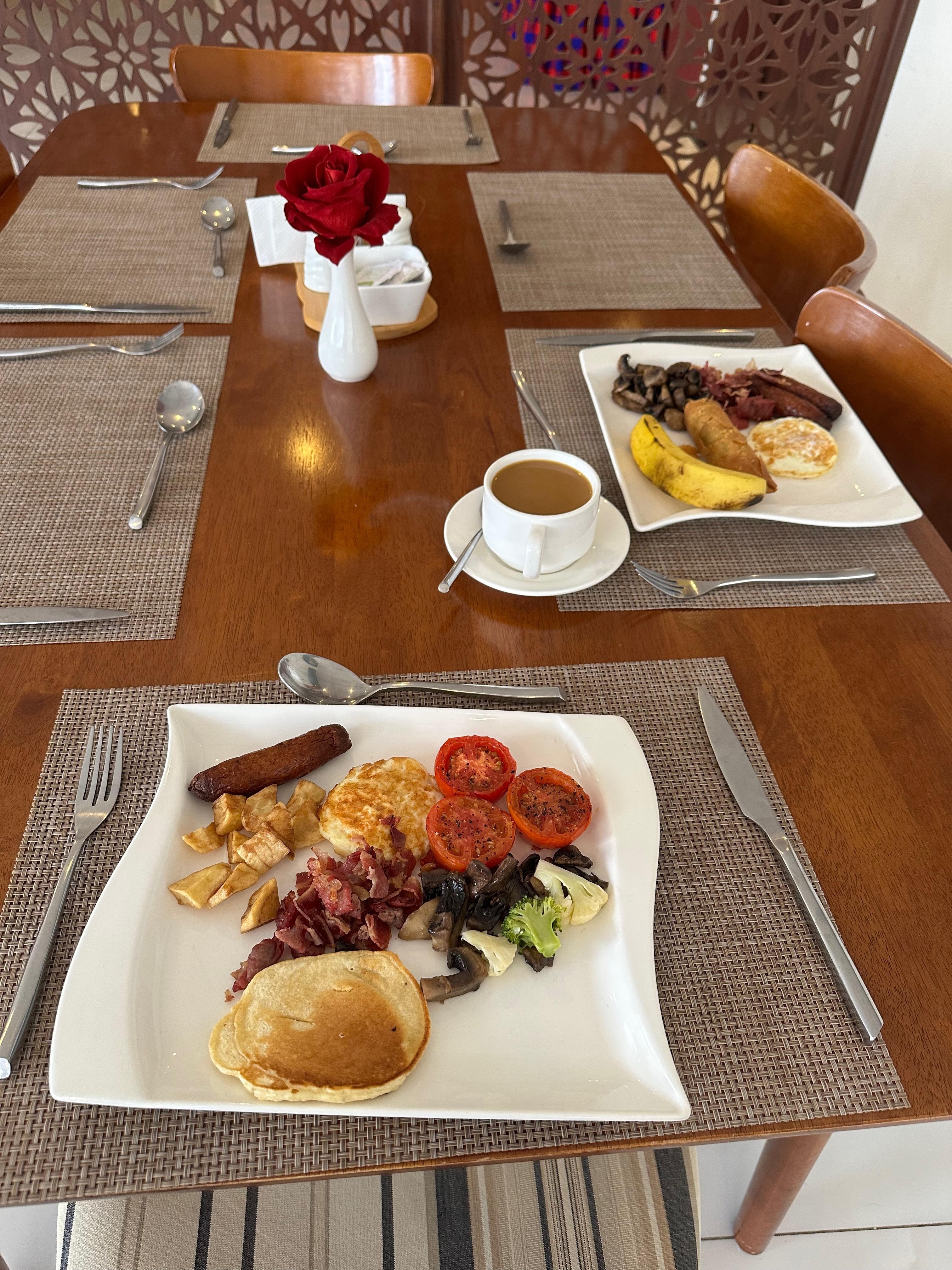 The photo shows what I had collected. It is self served.  