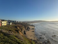 View from balcony off of living room and master bedroom