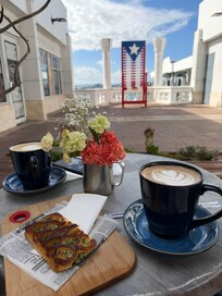 Cafe Cola’o in Old San Juan before we boarded the ferry to Cantano.