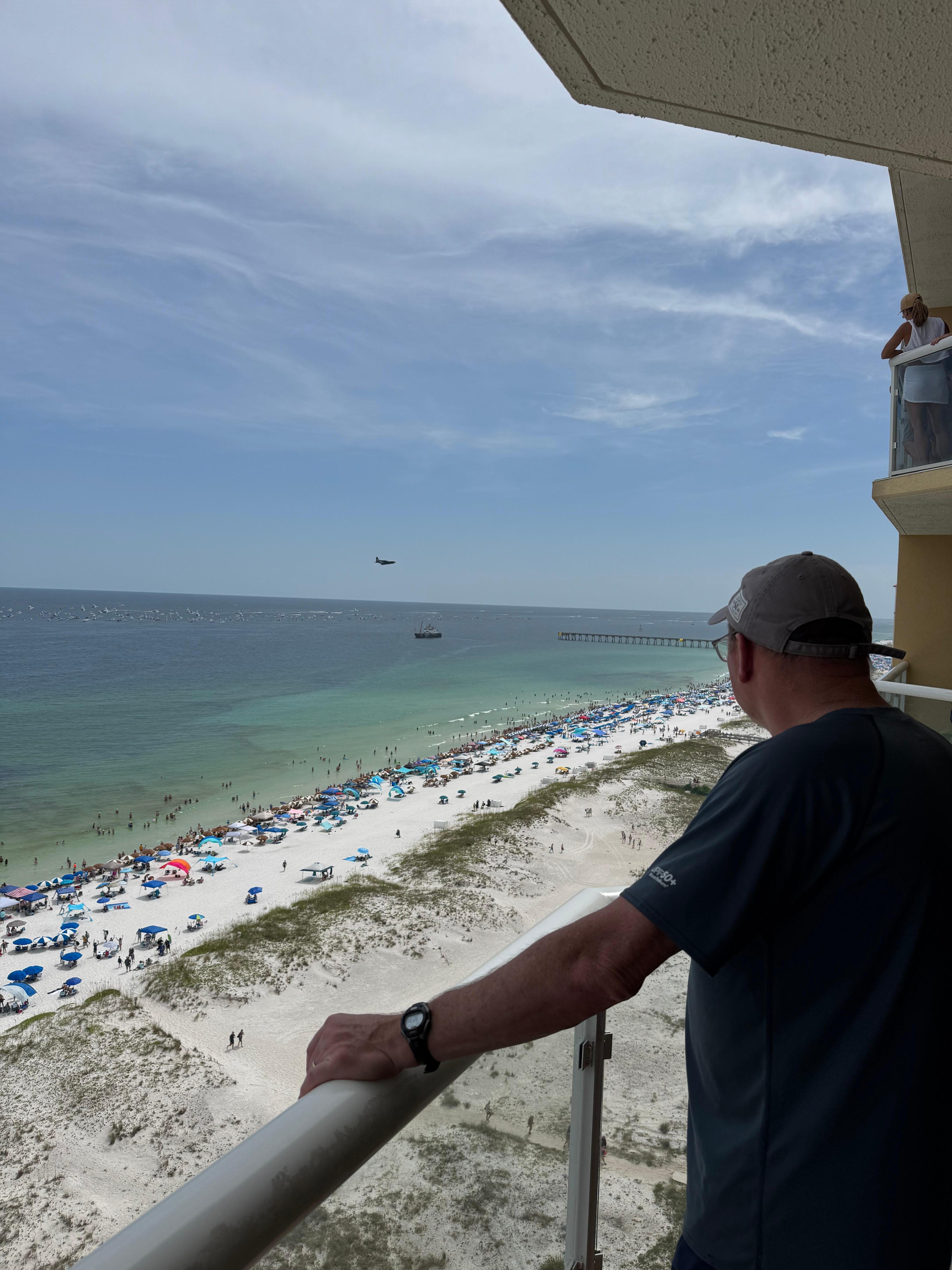 Watching Blue Angels perform 