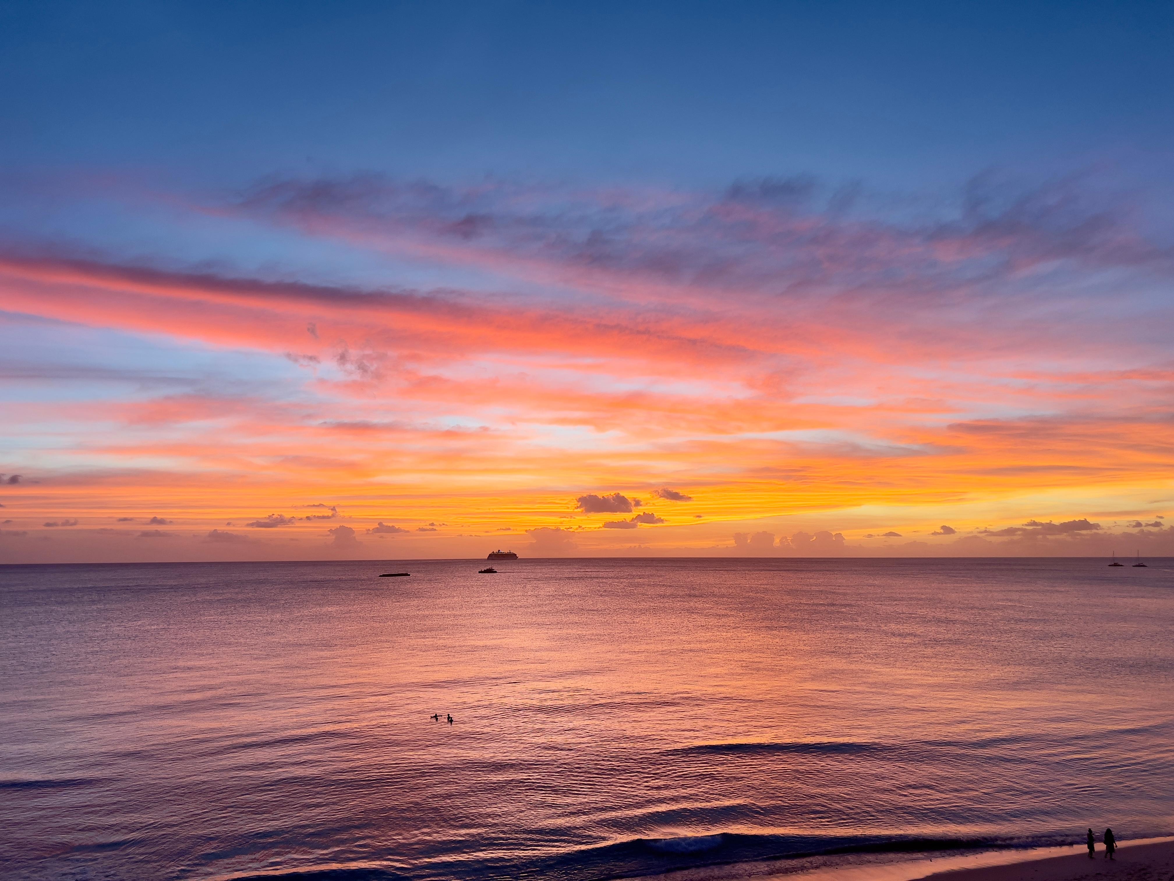 This has no filter.  We saw sunsets like this almost every night