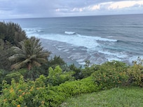 view looking towards the Na Pali coast