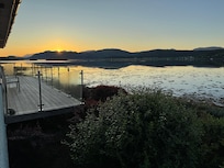 Sunrise from seaside bedroom.