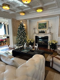 Lobby and sitting room.