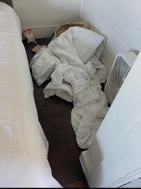 They claimed I trashed the room.