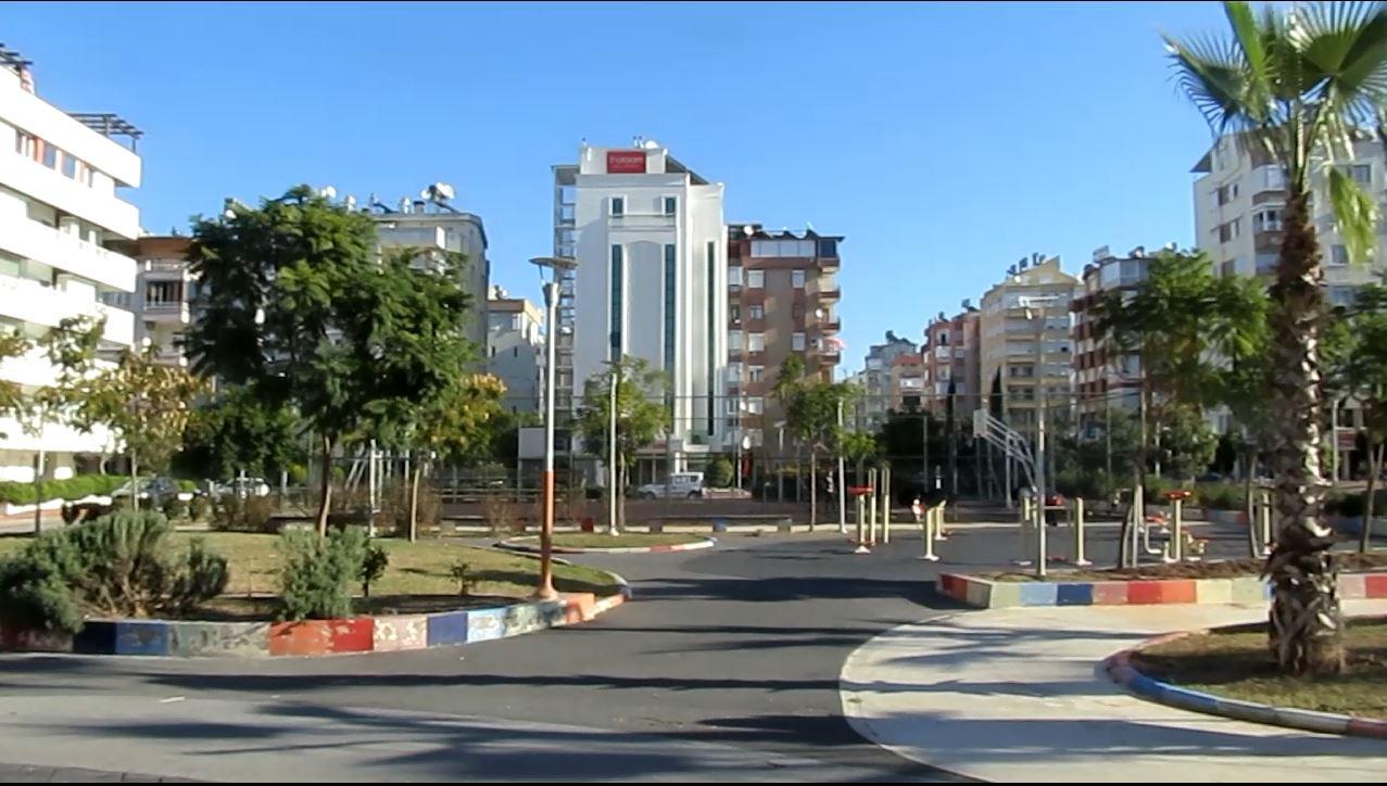 View of Hotel From Park