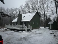 The house from the roundabout driveway.