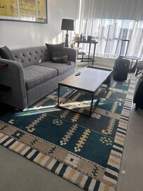 Living room in suite