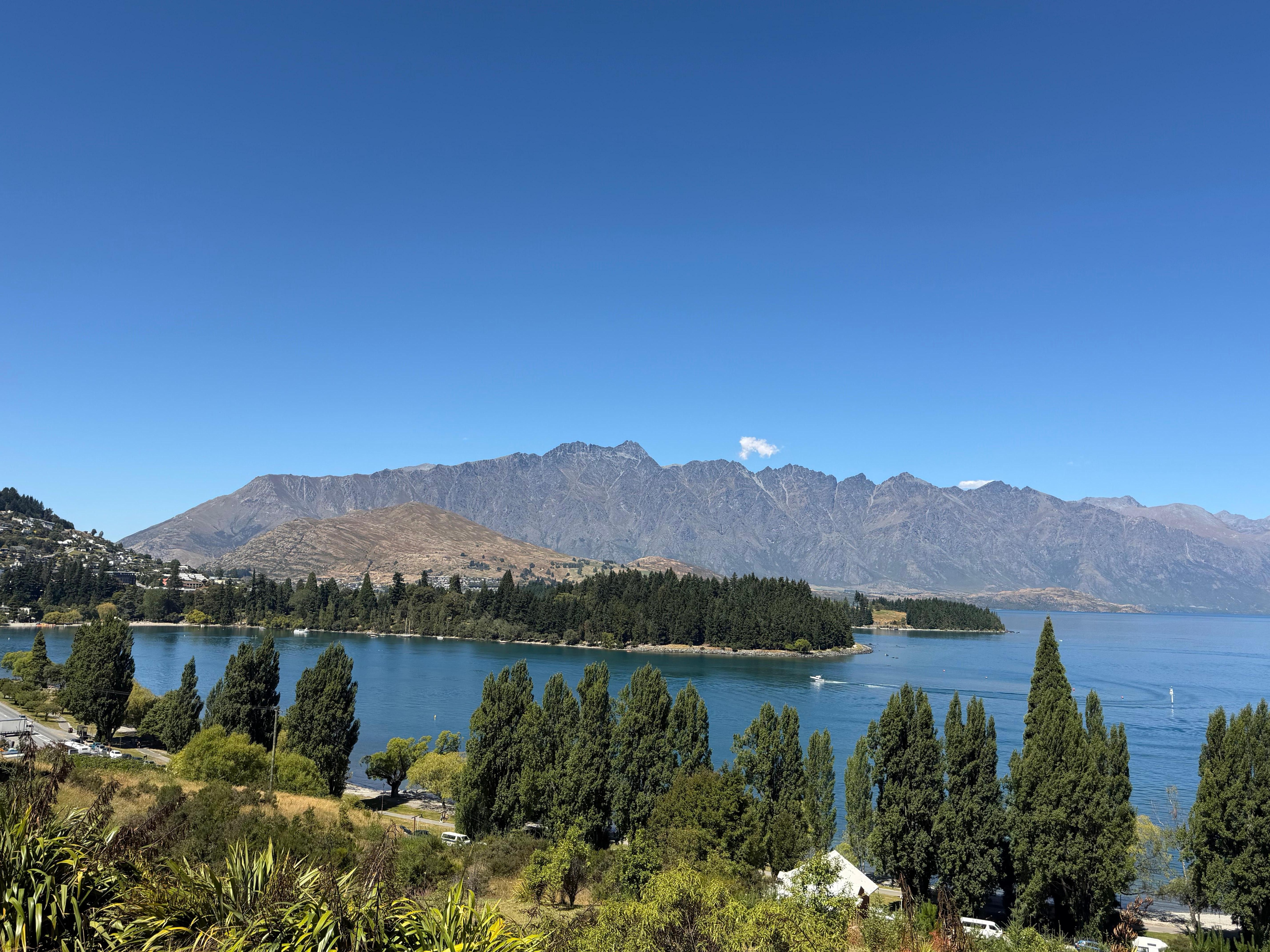 View from our 1 bedroom apartment 