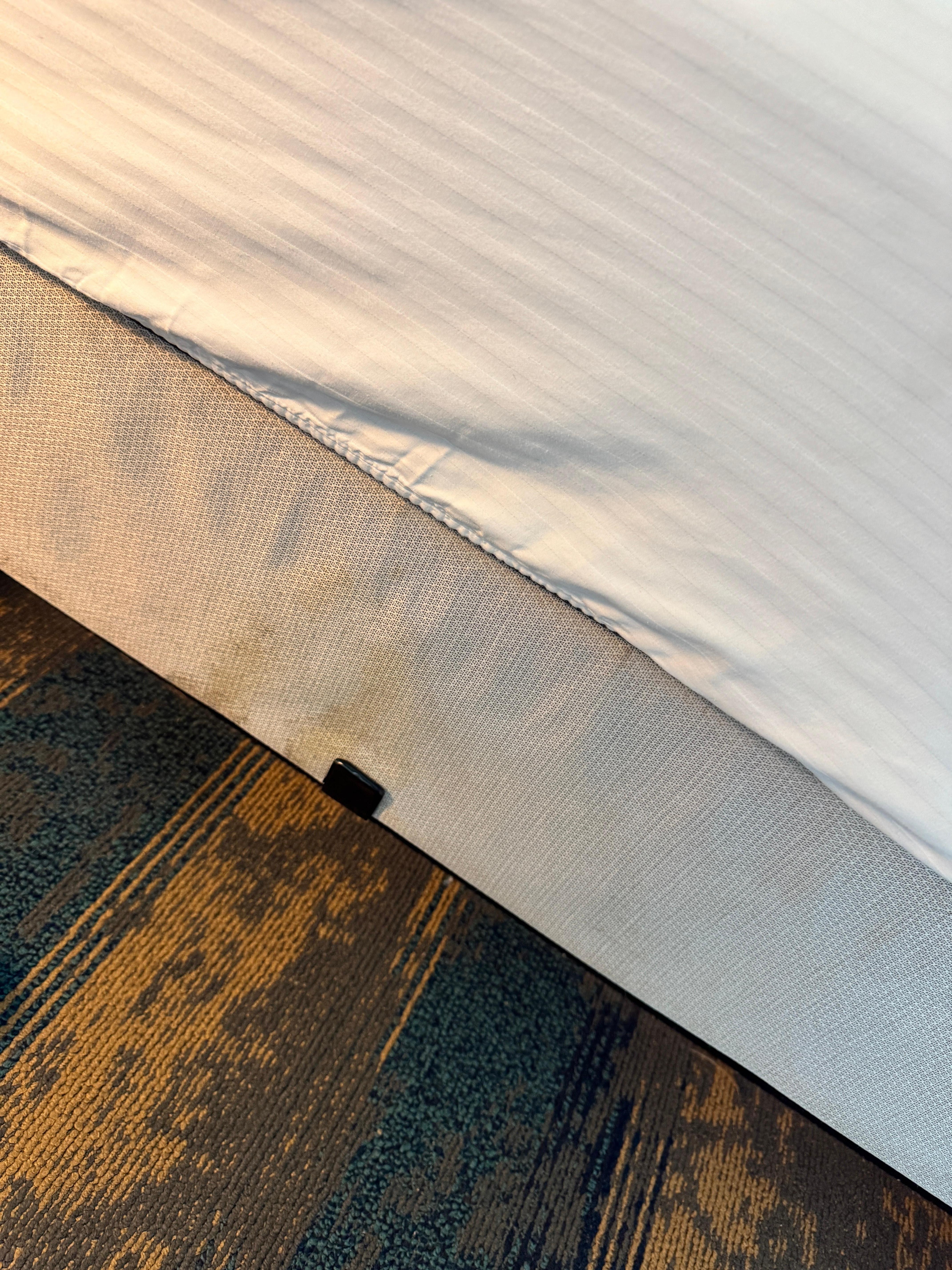 Stains on bed frames