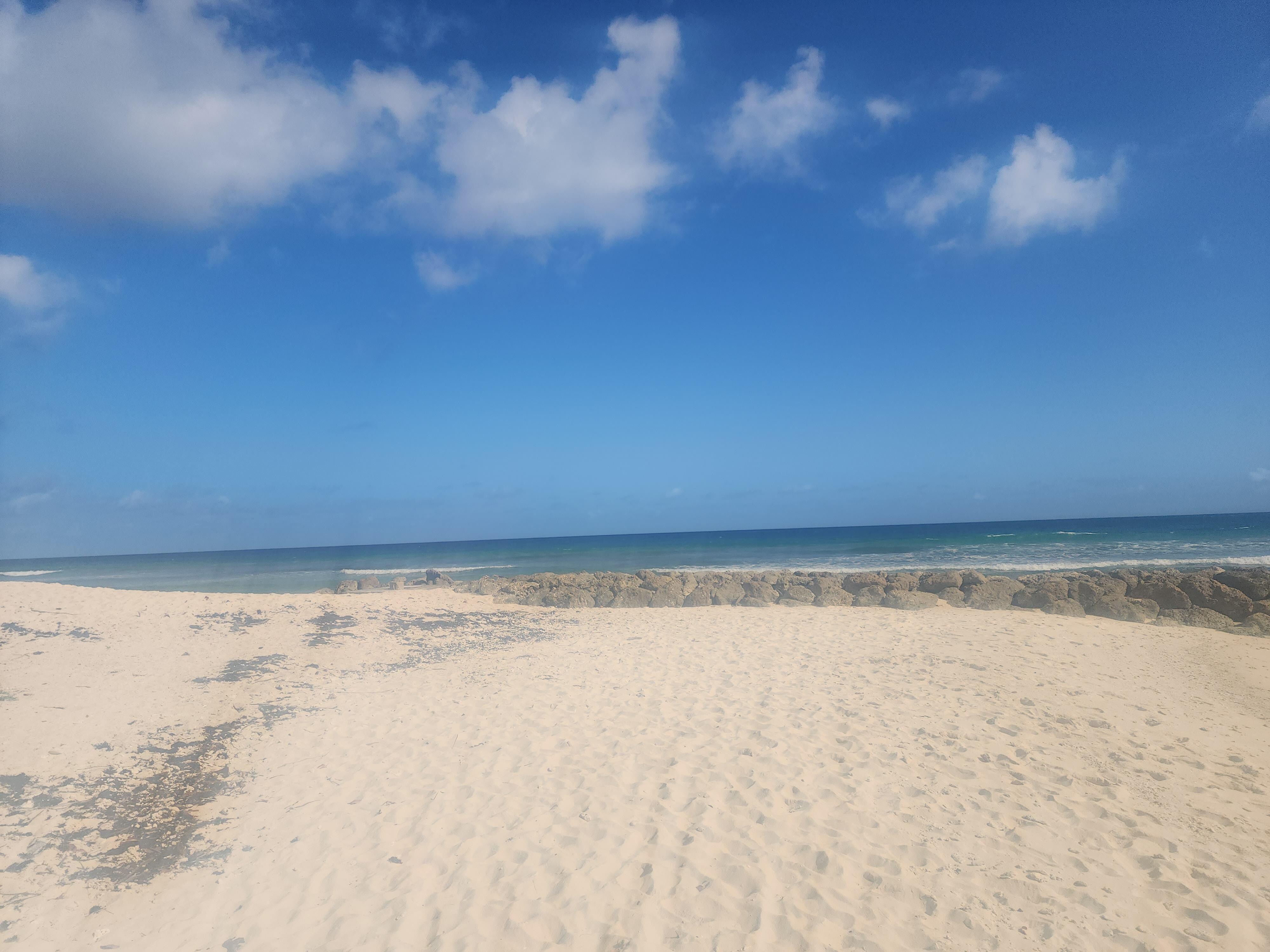 The beach is beautiful 