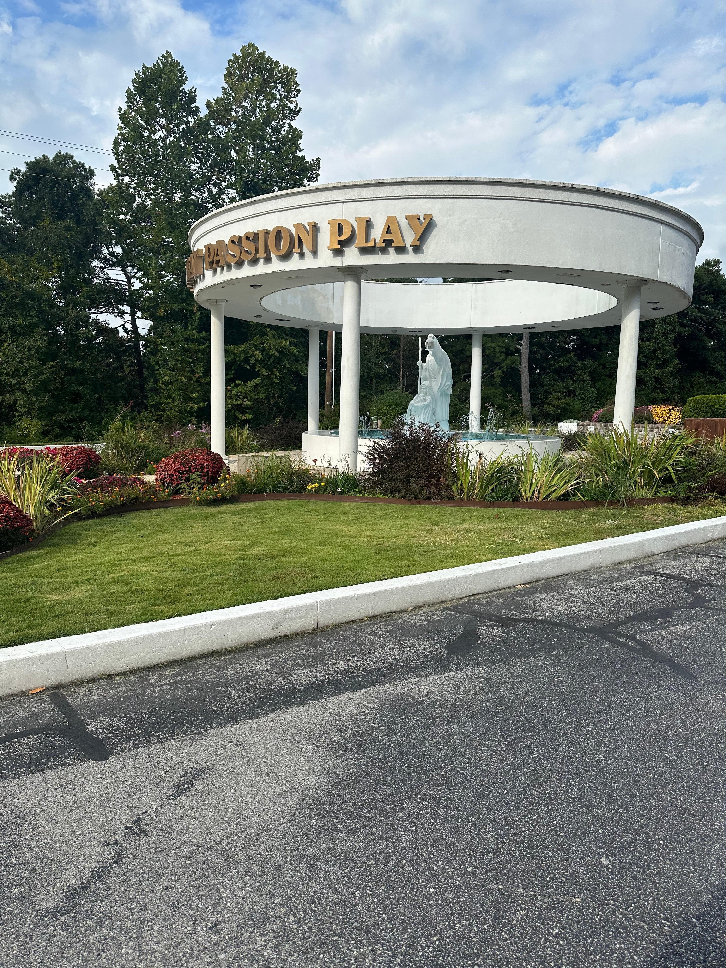 Passion play entrance 