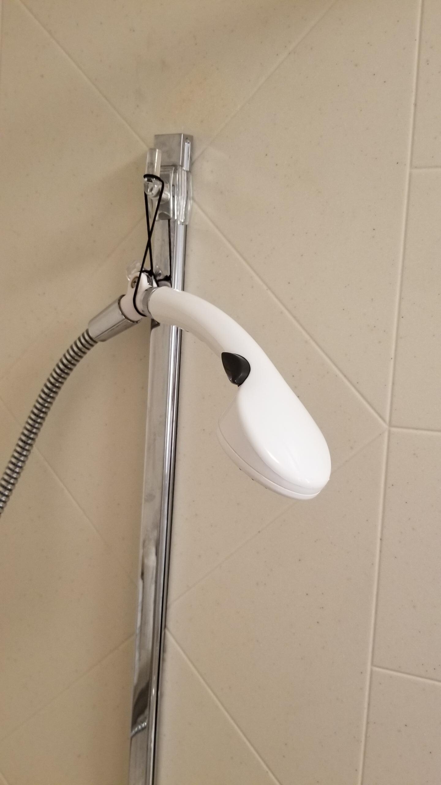Broken shower head