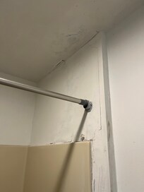 Cracked plaster