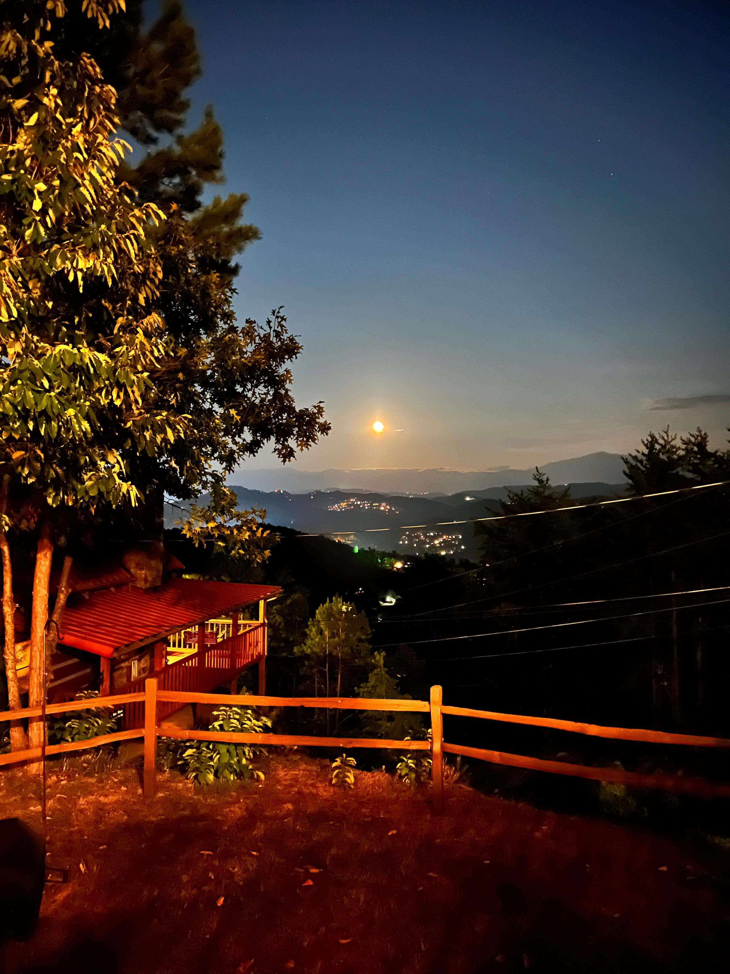 We were lucky to capture the full moon, The Surgeon’s Moon 