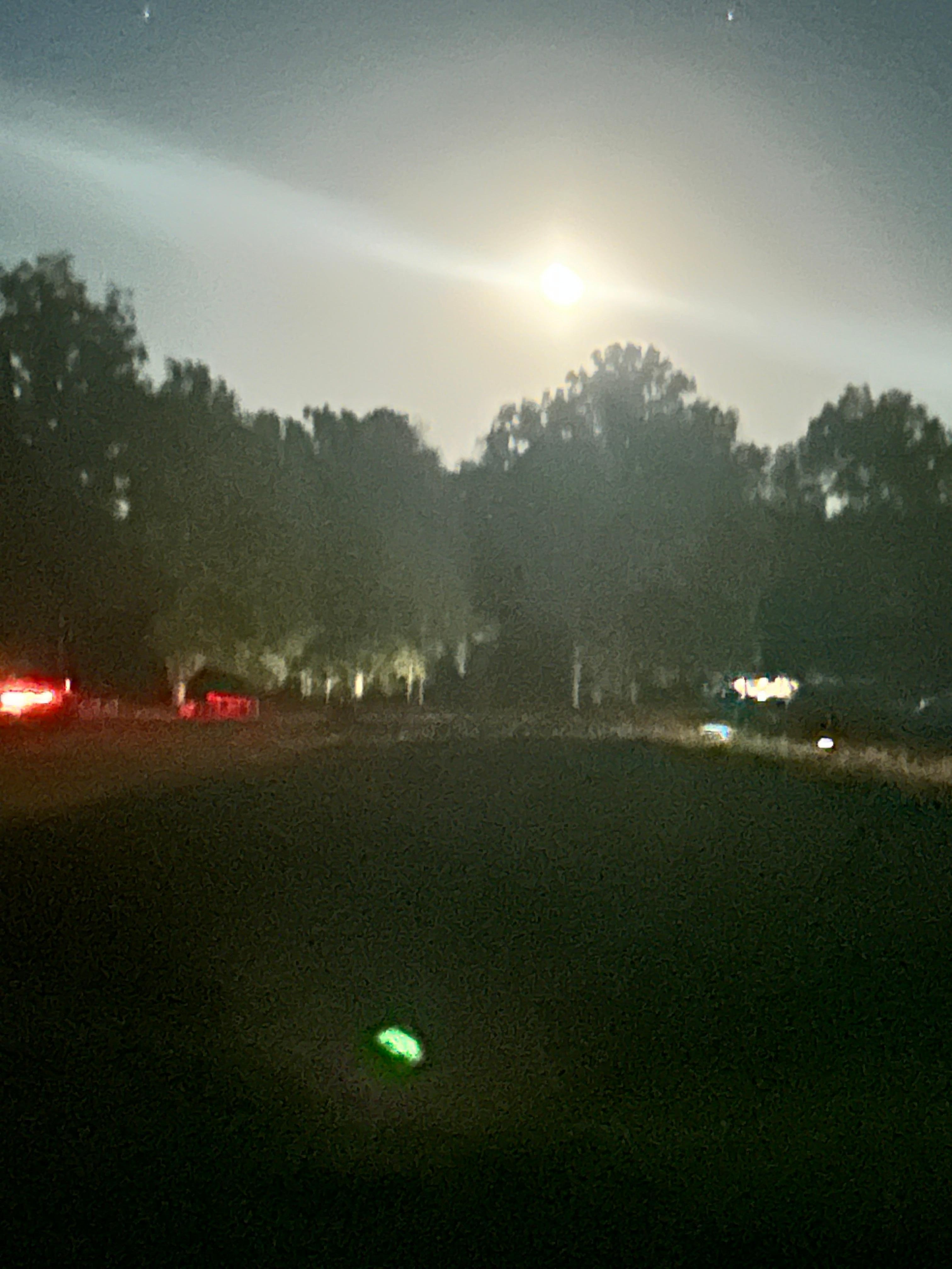 Moonrise at its northernmost point in 18.6 year cycle alligned with 1800-2000 year old calendar mound at Fort Ancient