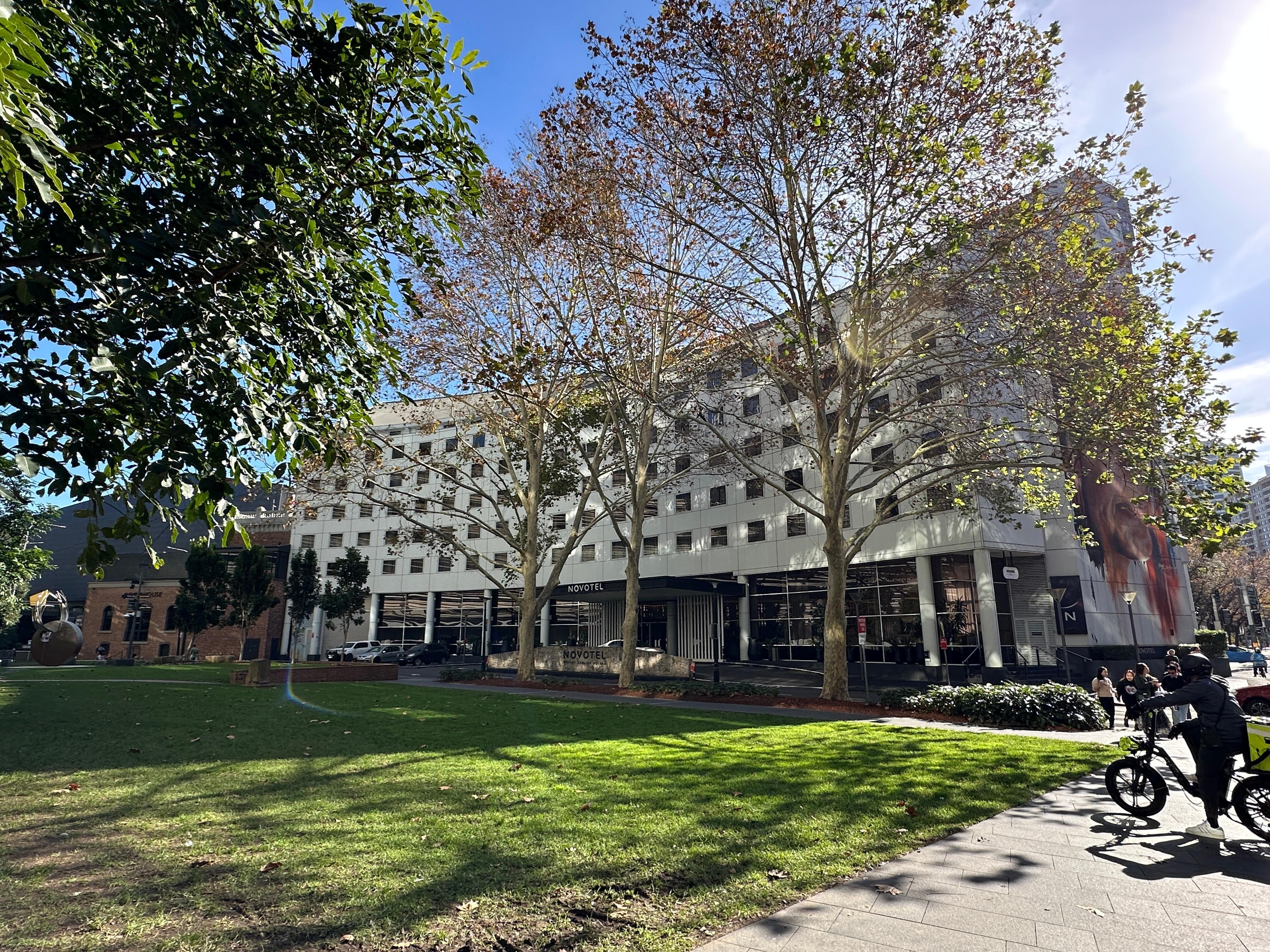 Novotel entrance in Daylight 