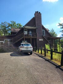 Front of lodge
