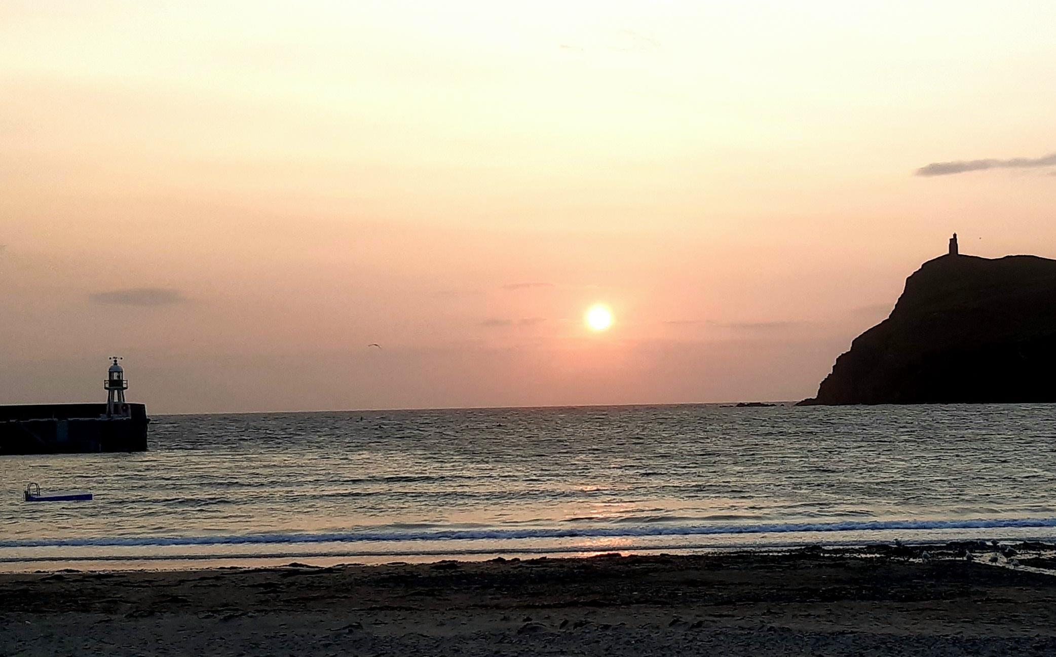 Port erin sunset 