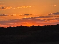 View from deck chairs