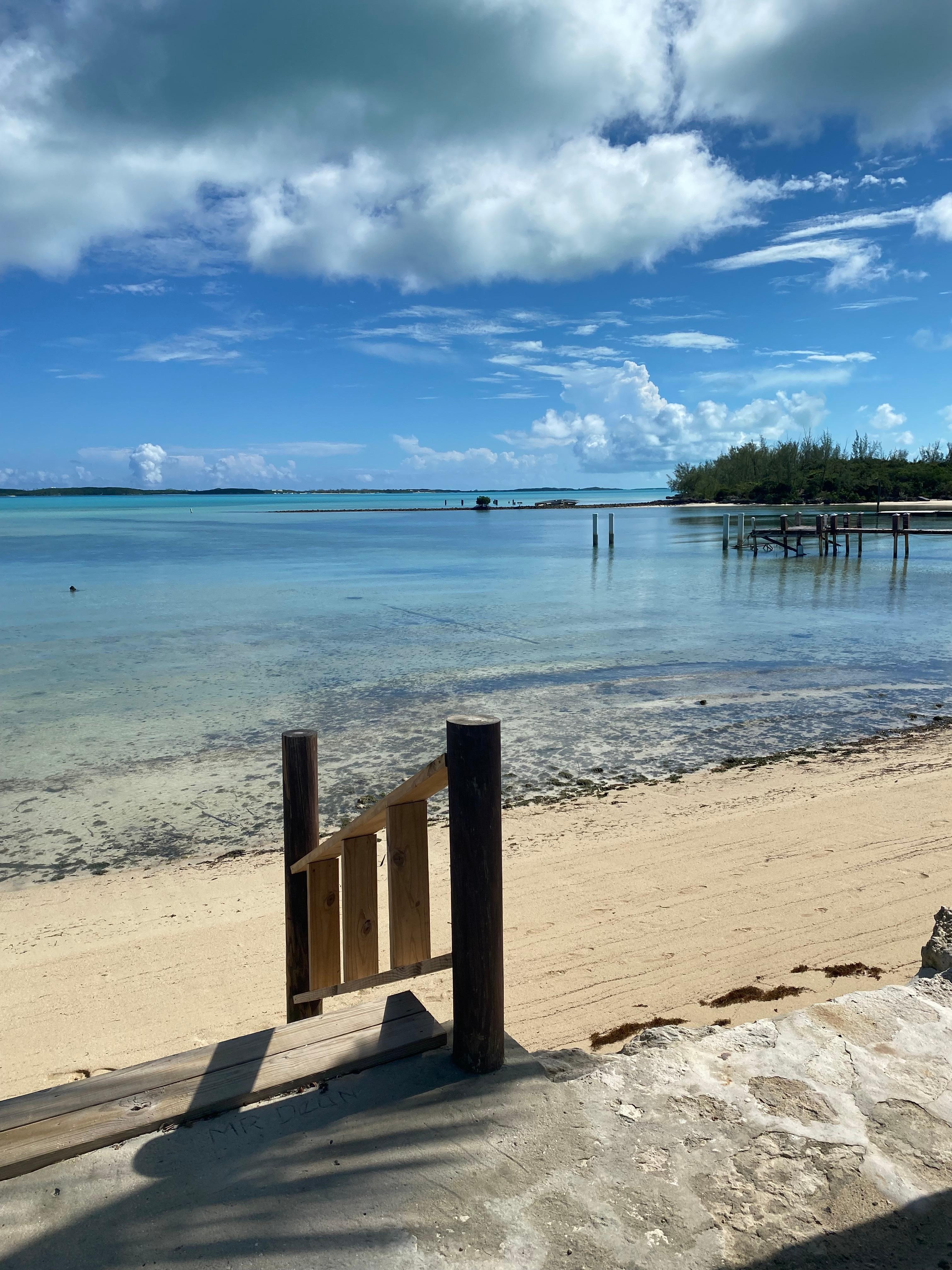 Beach at low tide