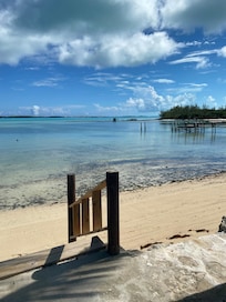 Beach at low tide