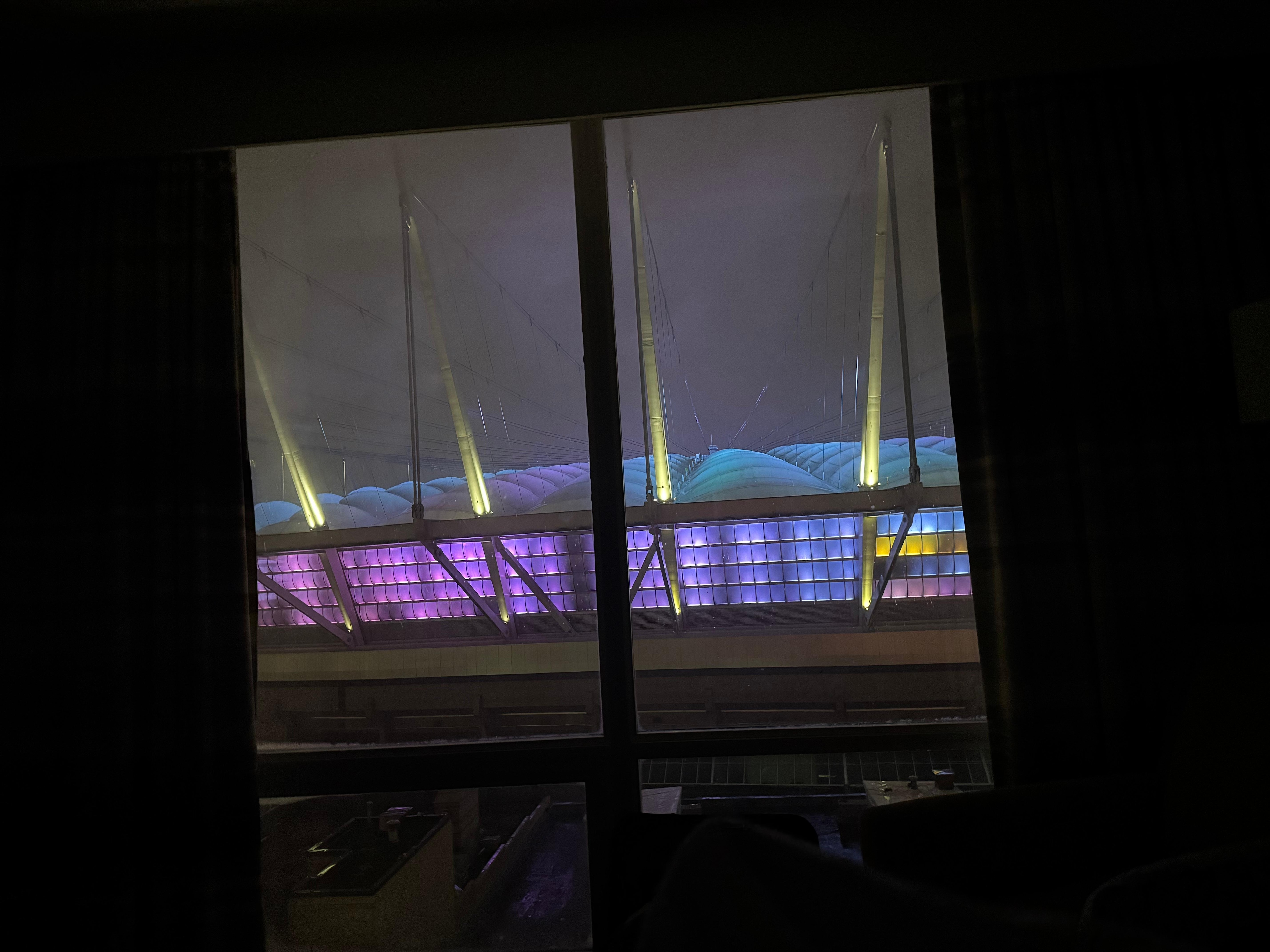 View from our room on the 12th floor. 