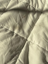 Stained comforter