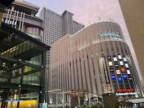 Right next to Yodobashi Camera’s main Osaka store