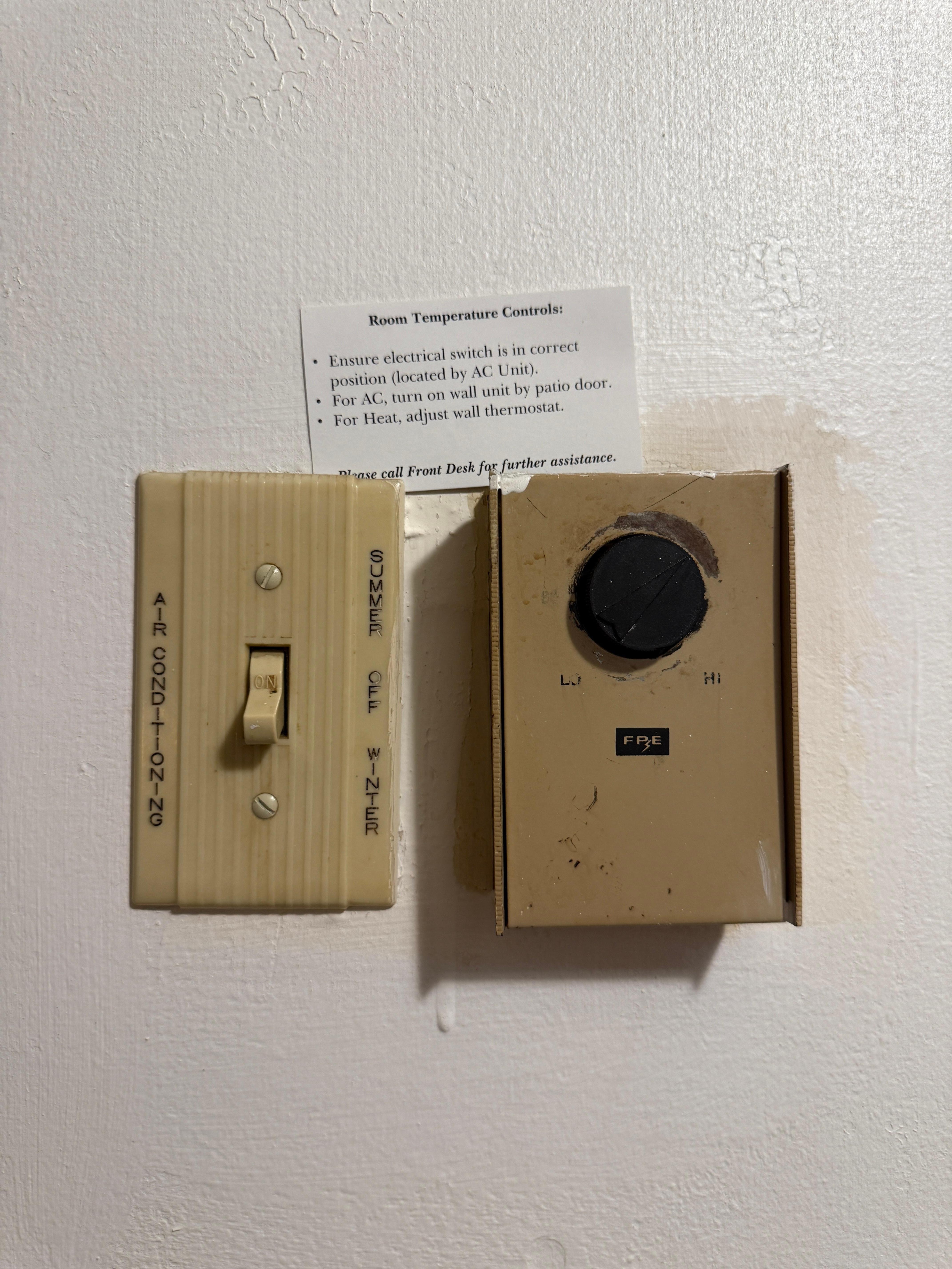 ancient furnace controls for baseboard heater